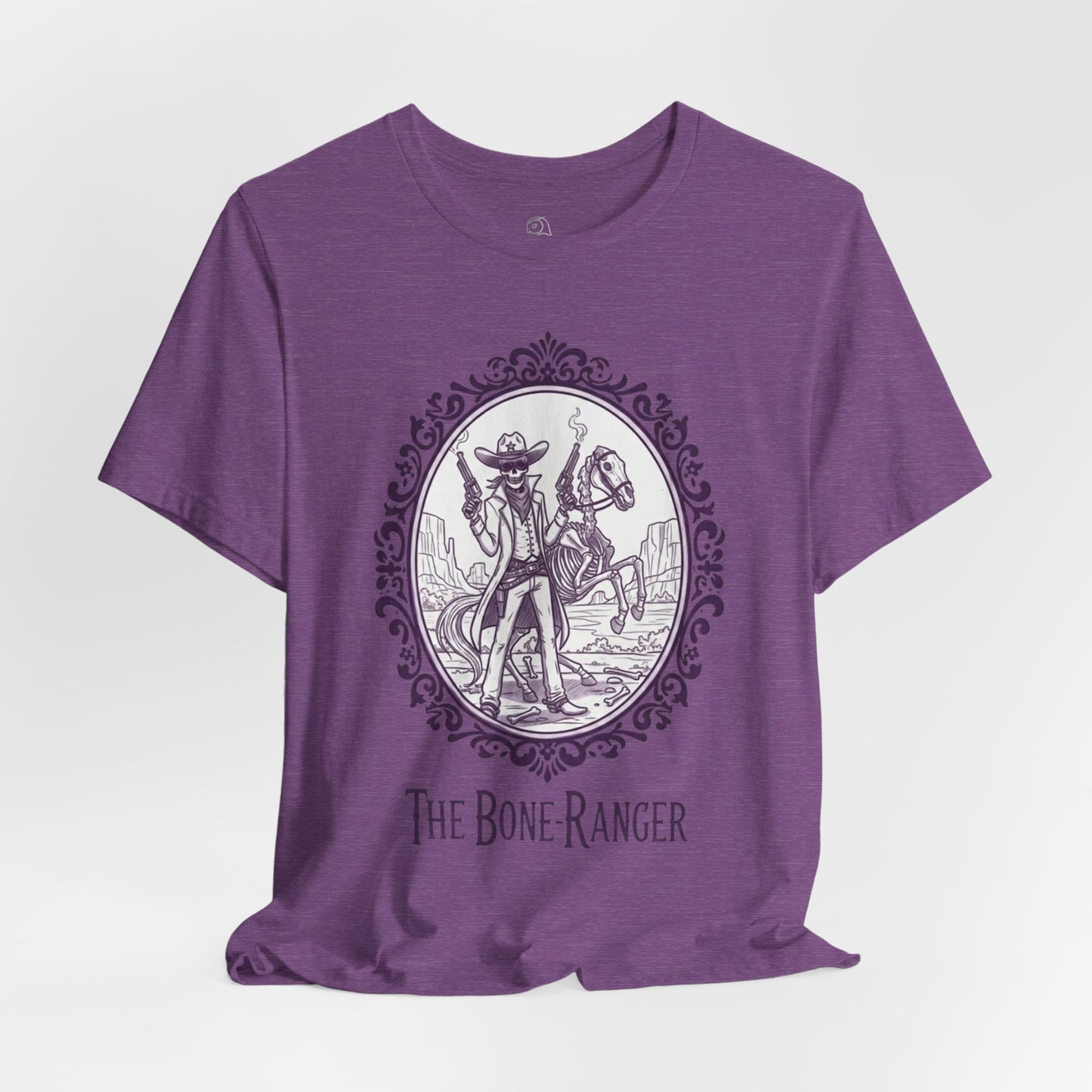 The Bone Ranger | Gothic Historical Tee, Skeleton Illustration