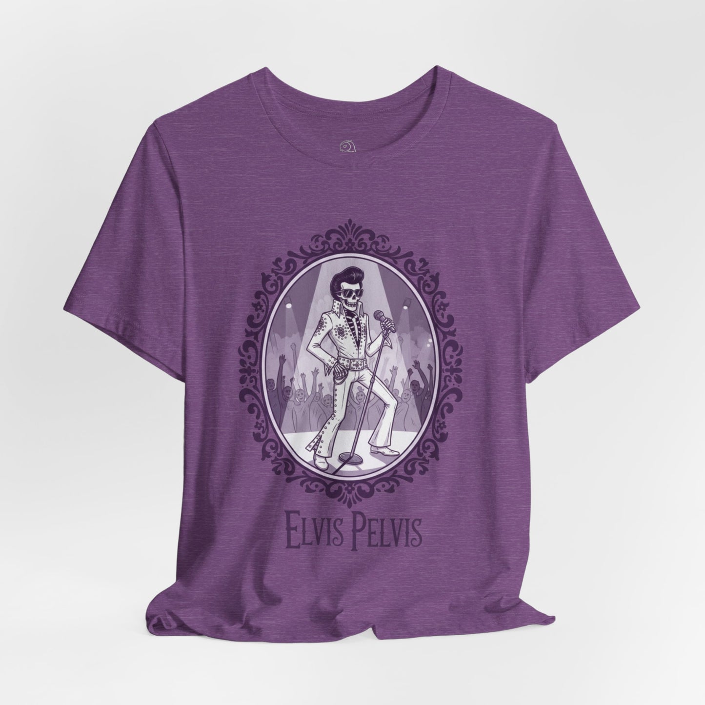 Elvis Pelvis | Gothic Historical Tee, Skeleton Illustration
