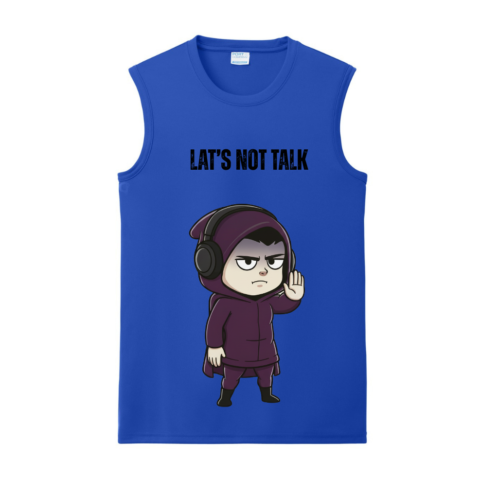 Lat's Not Talk Gym Tank | Introvert and Antisocial Apparel