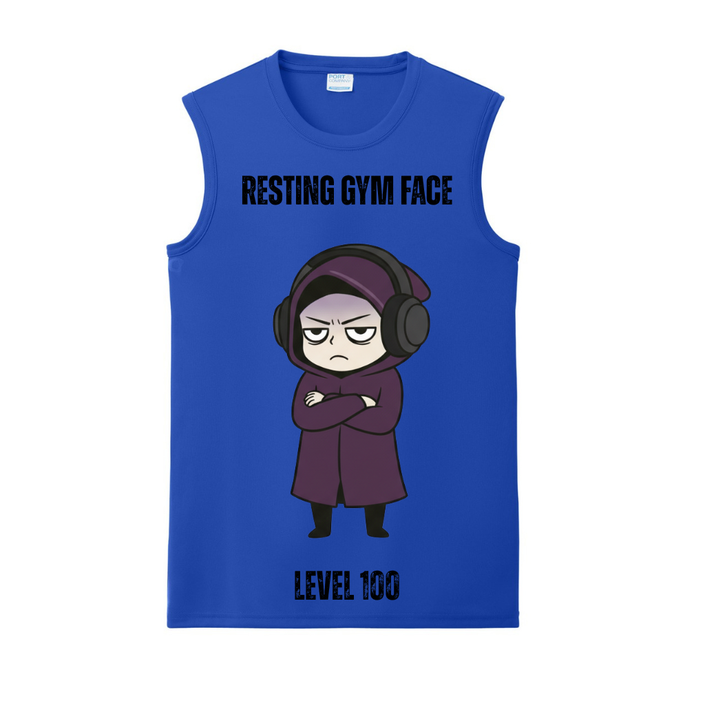 Resting Gym Face Gym Tank | Introvert and Antisocial Apparel