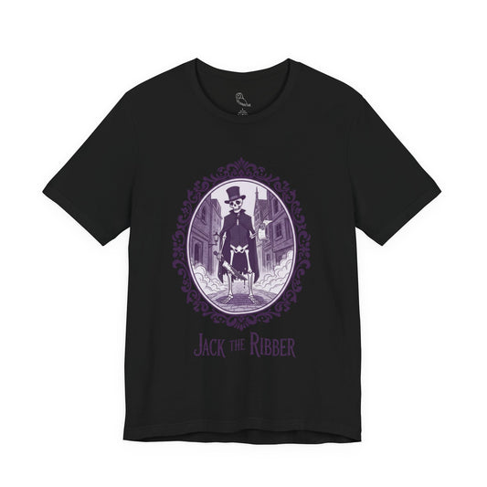 Jack the Ribber T-Shirt | Gothic Historical Tee, Skeleton Illustration