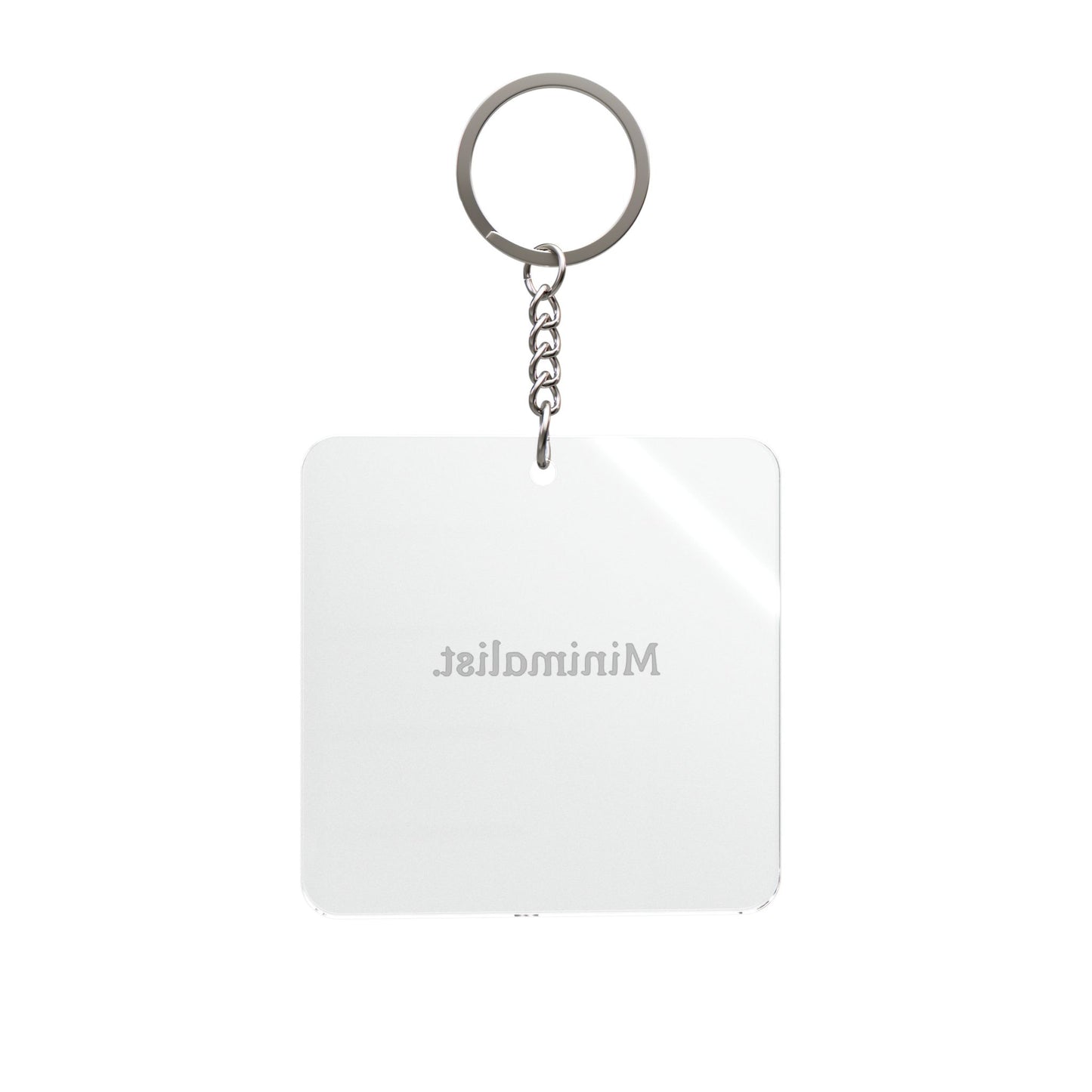 Minimalist. Keychain | Square Keychain, Minimalist, Simple