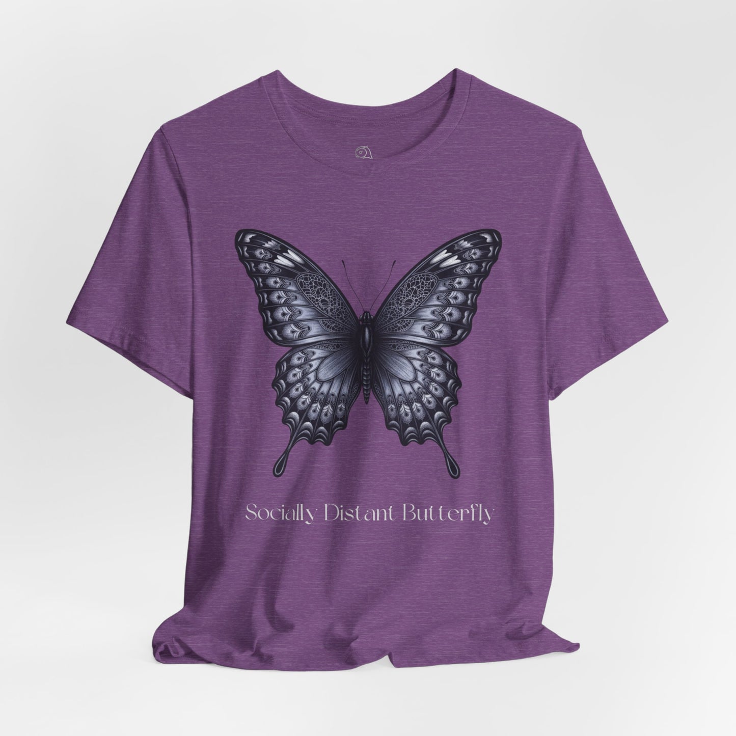 Socially Distant Butterfly tee | Butterfly Illustration Shirt, Graphic Tee