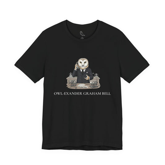 Owl-exander Graham Bell | Owl Graphic Tee