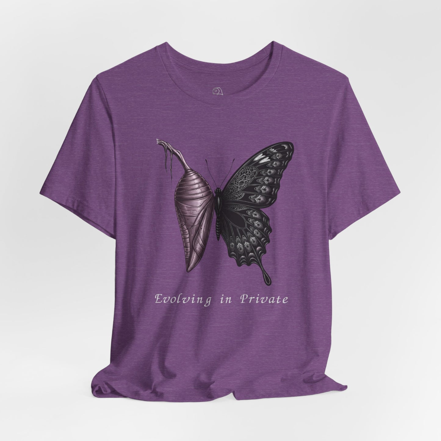 Evolving in Private Butterfly tee | Butterfly Illustration Shirt, Graphic Tee