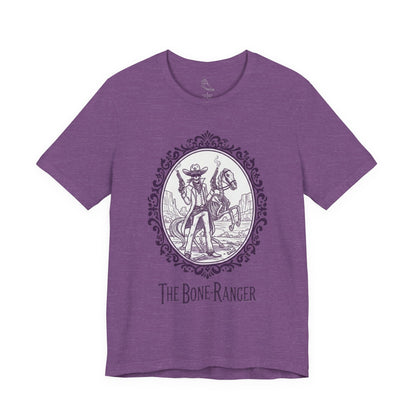 The Bone Ranger | Gothic Historical Tee, Skeleton Illustration