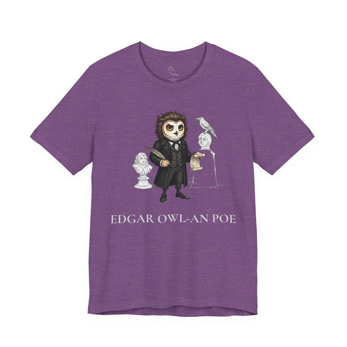 Edgar Owl-an Poe | Owl Graphical Tee