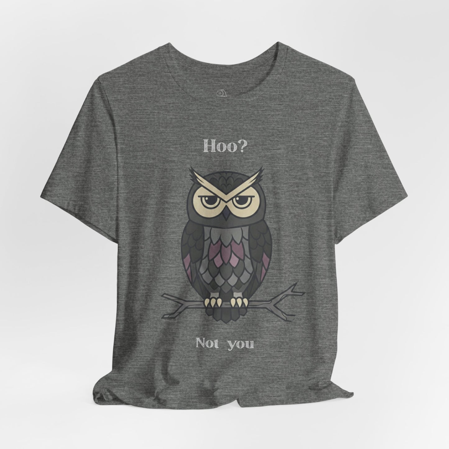 Owl 'Hoo? Not You' Tee | Owl Tee, Sarcastic Quote, Punny
