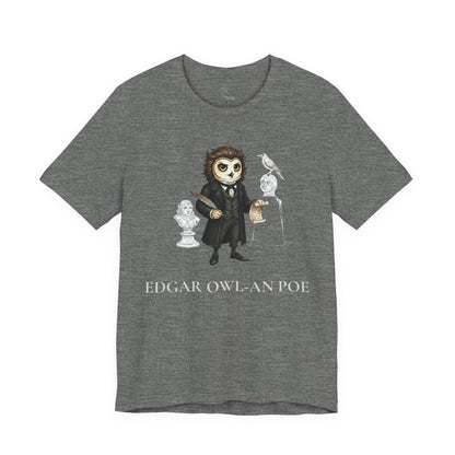 Edgar Owl-an Poe | Owl Graphical Tee