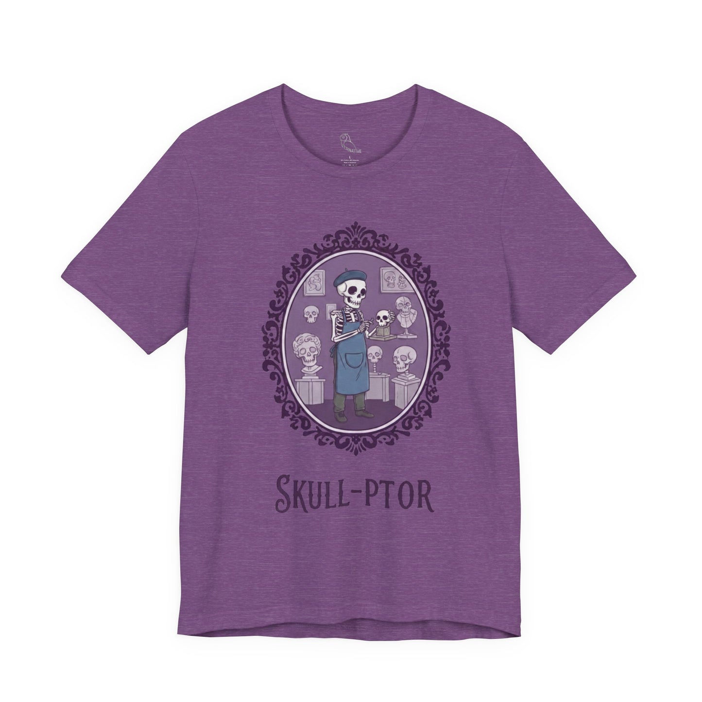 Skull-ptor T-Shirt | Gothic Tee, Skull Illustration