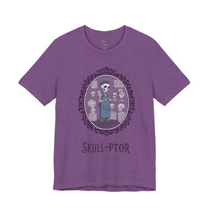 Skull-ptor T-Shirt | Gothic Tee, Skull Illustration