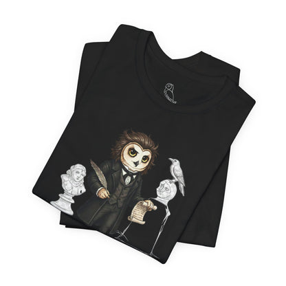 Edgar Owl-an Poe | Owl Graphical Tee