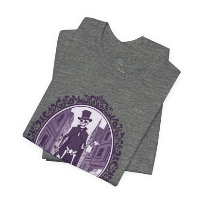 Jack the Ribber T-Shirt | Gothic Historical Tee, Skeleton Illustration