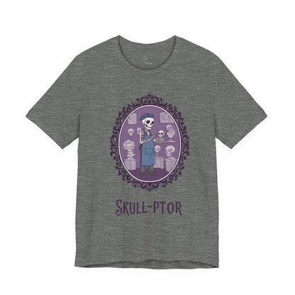 Skull-ptor T-Shirt | Gothic Tee, Skull Illustration