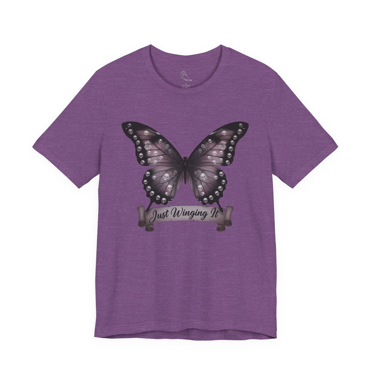 Just Winging It Butterfly tee | Butterfly Illustration Shirt, Graphic Tee