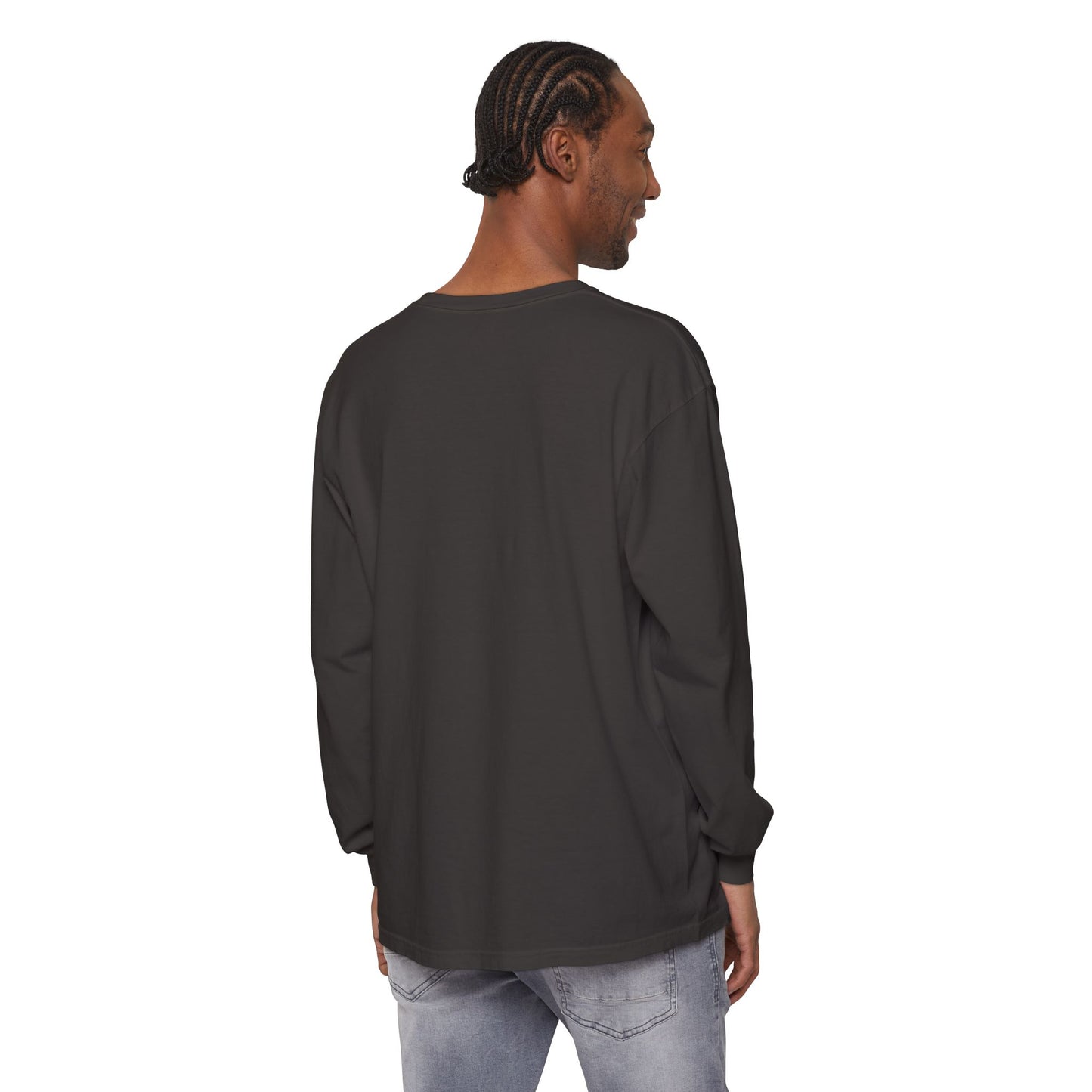 Grumpy Owl Illustration Long Sleeve | No Text, Night Bird Graphic Tee