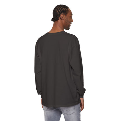 Grumpy Owl Illustration Long Sleeve | No Text, Night Bird Graphic Tee