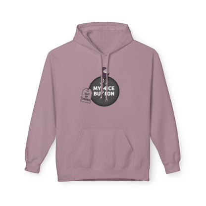 My Nice Button Is Broken  | Introvert Graphic Hoodie
