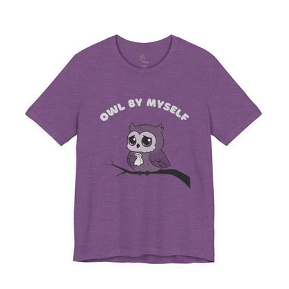 Owl By Myself | Owl Graphic Tee
