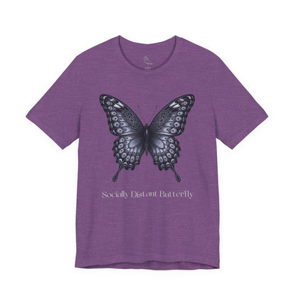Socially Distant Butterfly tee | Butterfly Illustration Shirt, Graphic Tee