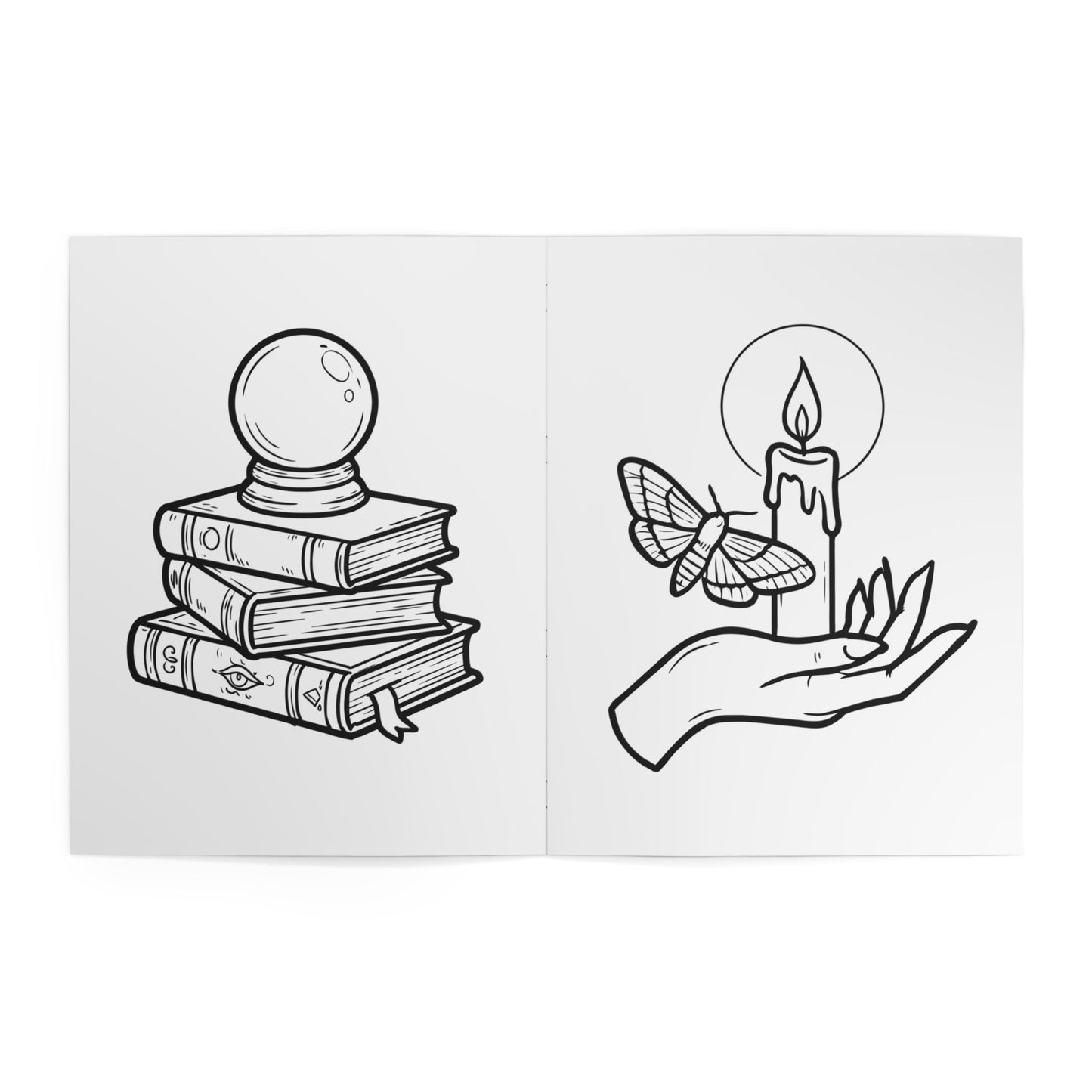 Cozy Coloring Book | Coloring Book, Minimalistic, Gothic, Celestial, Botanical, Abstract