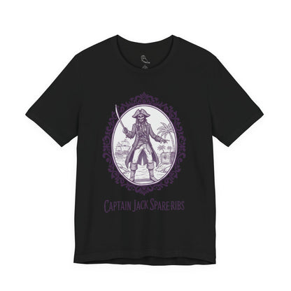 Captain Jack Spare-ribs | Gothic Tee, Skeleton Illustration