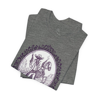 The Bone Ranger | Gothic Historical Tee, Skeleton Illustration