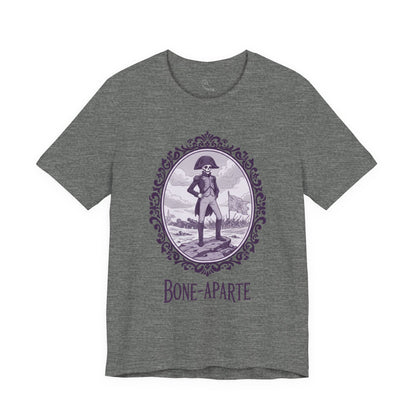 Napoleon Bone-Aparte T-Shirt | Gothic Historical Tee, Skeleton Illustration