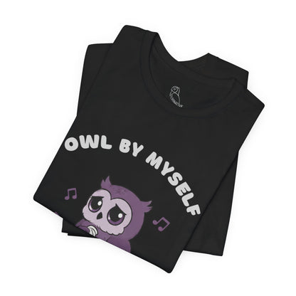 Owl By Myself | Owl Graphic Tee