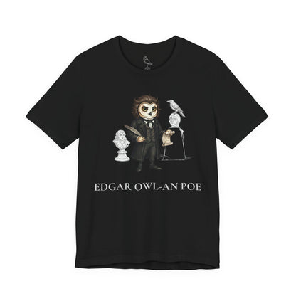 Edgar Owl-an Poe | Owl Graphical Tee