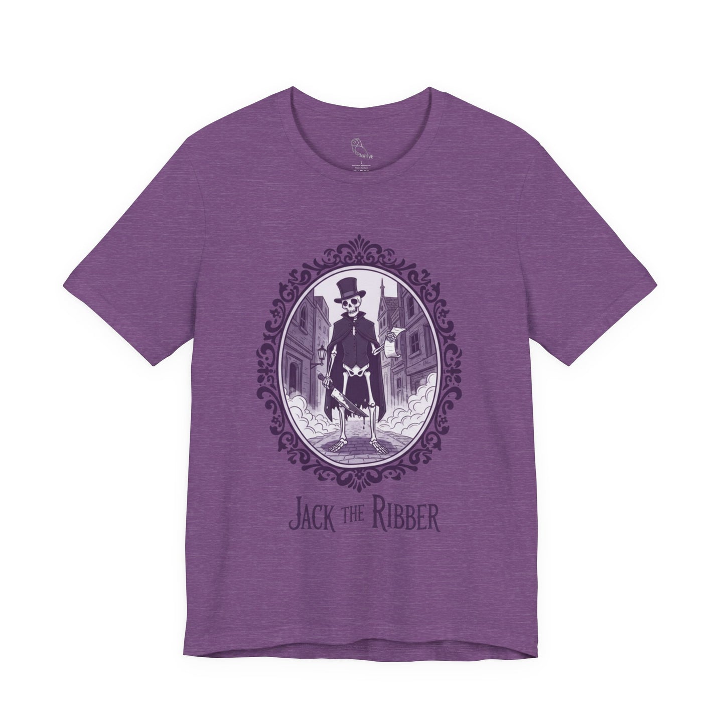 Jack the Ribber T-Shirt | Gothic Historical Tee, Skeleton Illustration