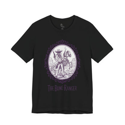 The Bone Ranger | Gothic Historical Tee, Skeleton Illustration
