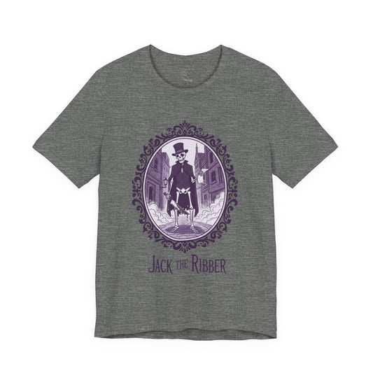 Jack the Ribber T-Shirt | Gothic Historical Tee, Skeleton Illustration