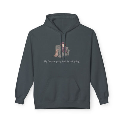 My Favorite Party Trick Is Not Going  | Introvert Graphic Hoodie