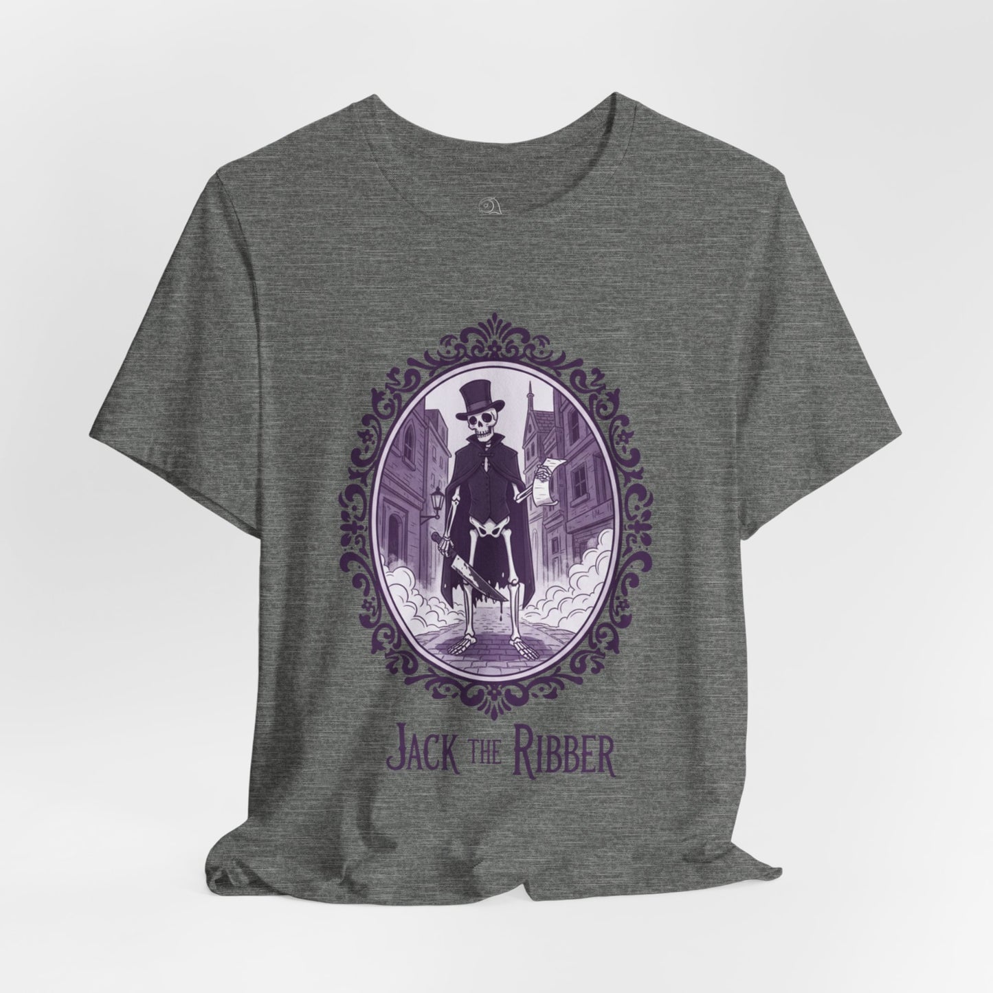 Jack the Ribber T-Shirt | Gothic Historical Tee, Skeleton Illustration