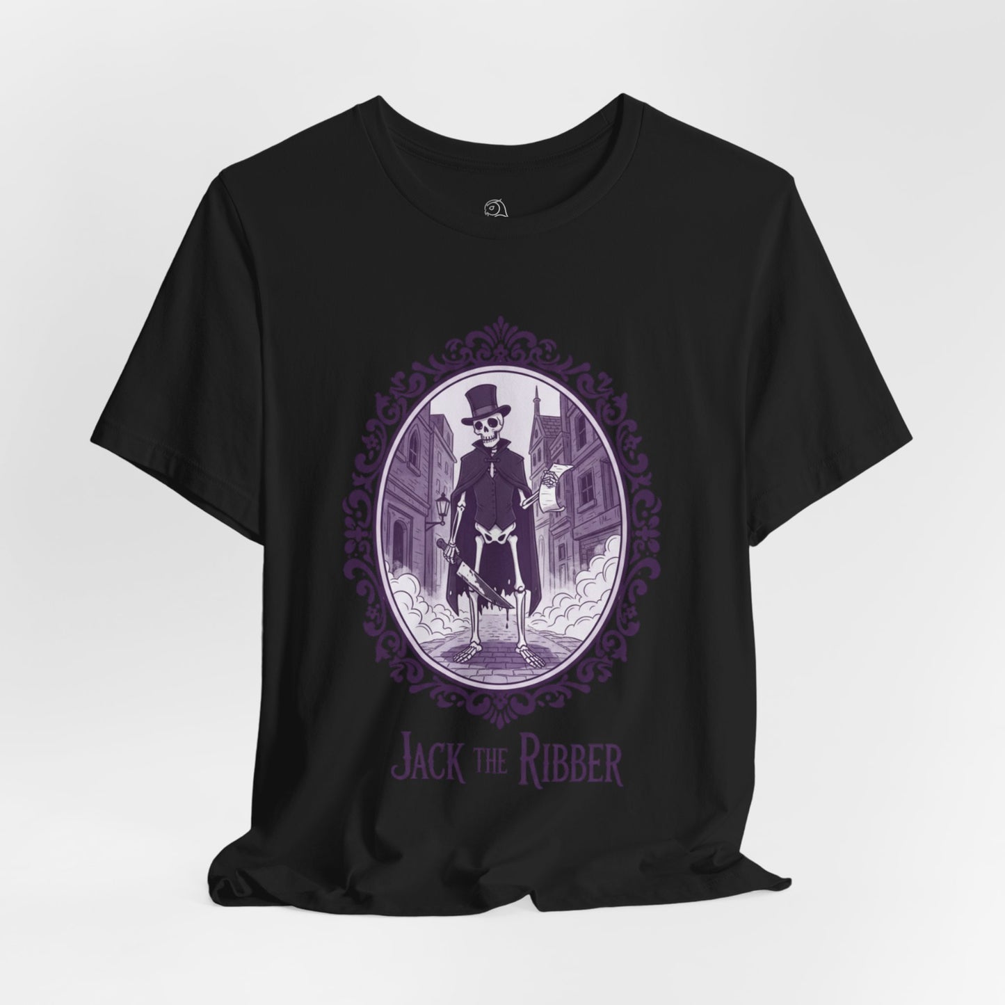 Jack the Ribber T-Shirt | Gothic Historical Tee, Skeleton Illustration