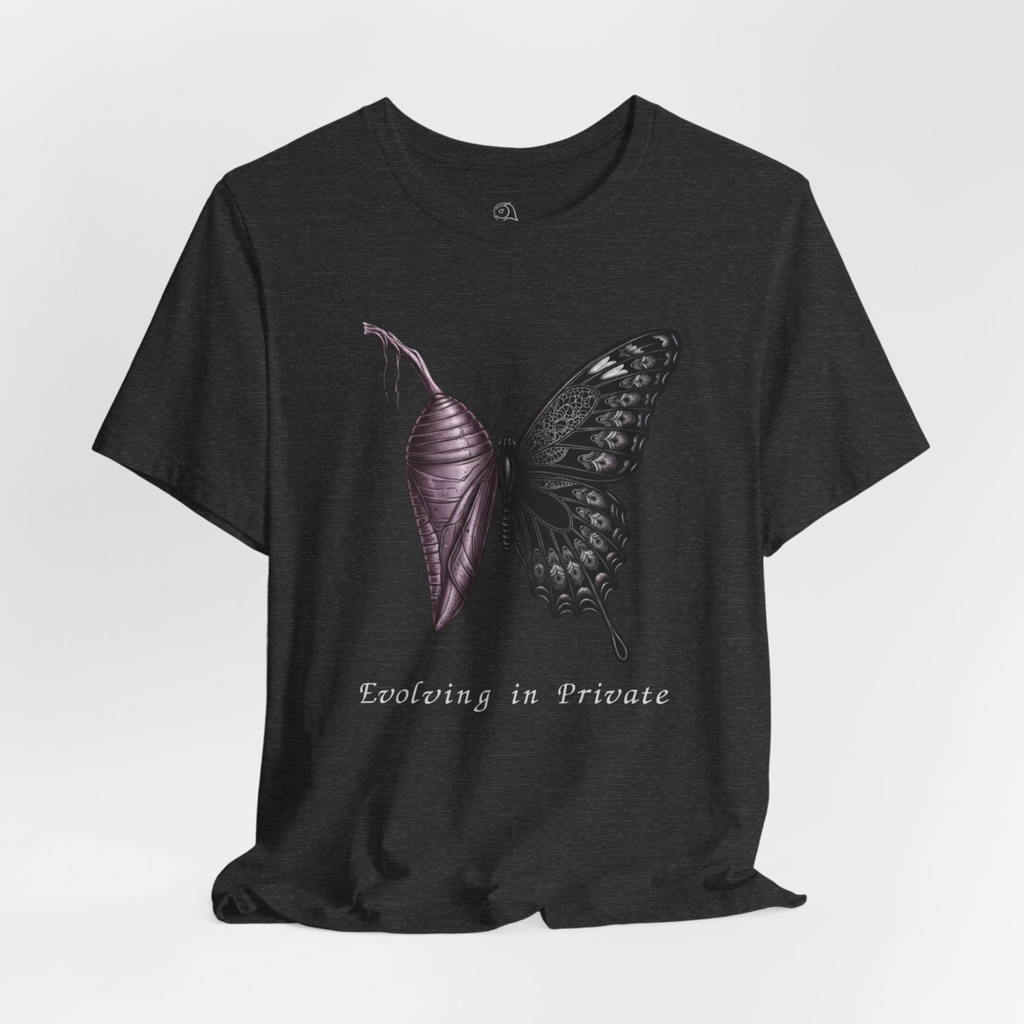 Evolving in Private Butterfly tee | Butterfly Illustration Shirt, Graphic Tee