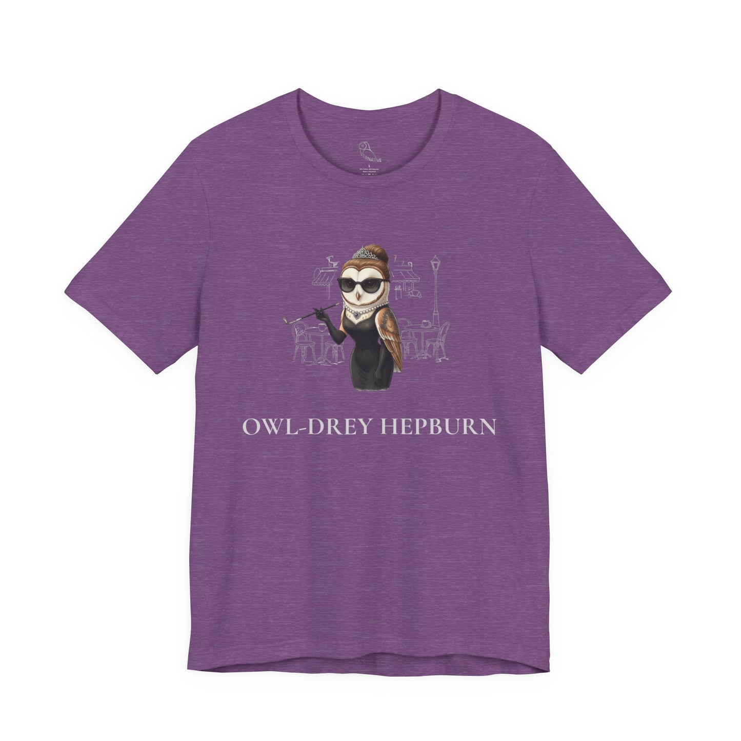 Owl-drey Hepburn | Owl Graphical Tee