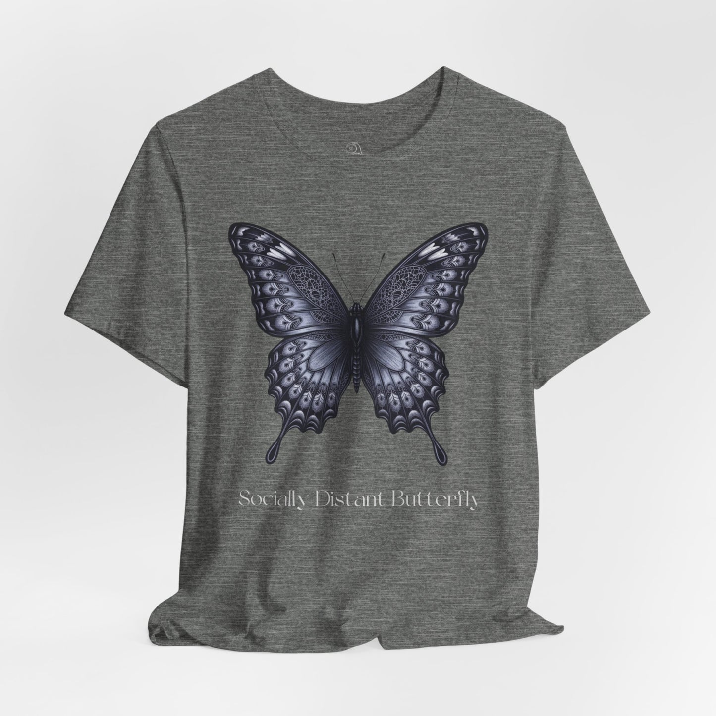 Socially Distant Butterfly tee | Butterfly Illustration Shirt, Graphic Tee
