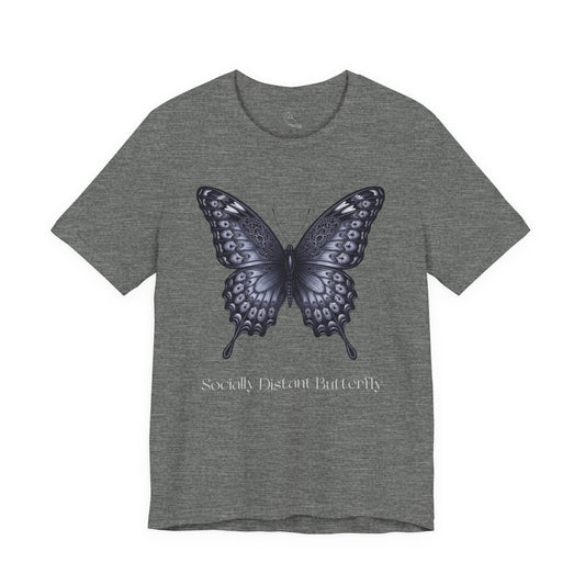Socially Distant Butterfly tee | Butterfly Illustration Shirt, Graphic Tee