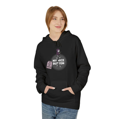 My Nice Button Is Broken  | Introvert Graphic Hoodie