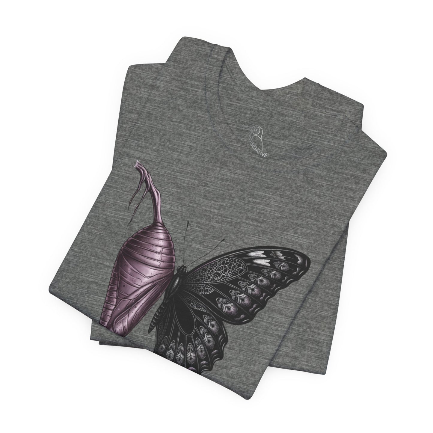Evolving in Private Butterfly tee | Butterfly Illustration Shirt, Graphic Tee