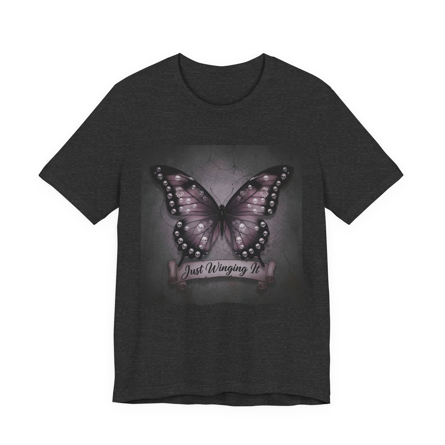 Just Winging It Butterfly tee | Butterfly Illustration Shirt, Graphic Tee