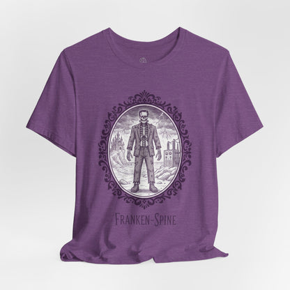 Franken-spine T-Shirt | Gothic Historical Tee, Skeleton Illustration