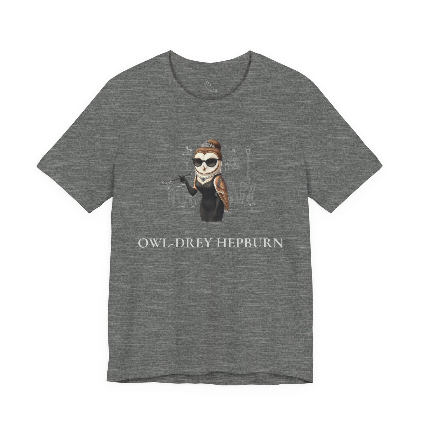 Owl-drey Hepburn | Owl Graphical Tee