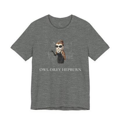 Owl-drey Hepburn | Owl Graphical Tee