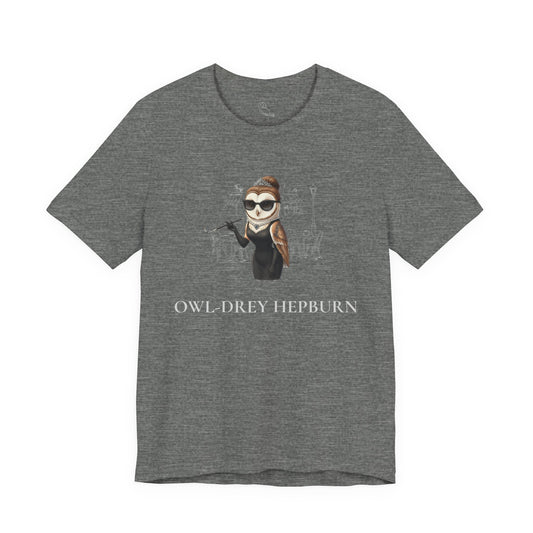 Owl-drey Hepburn | Owl Graphical Tee