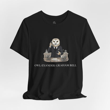 Owl-exander Graham Bell | Owl Graphic Tee