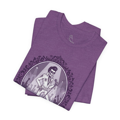 Elvis Pelvis | Gothic Historical Tee, Skeleton Illustration