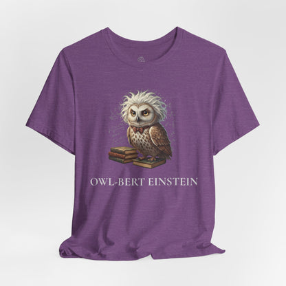 Owl-bert Einstein | Owl Graphic Tee